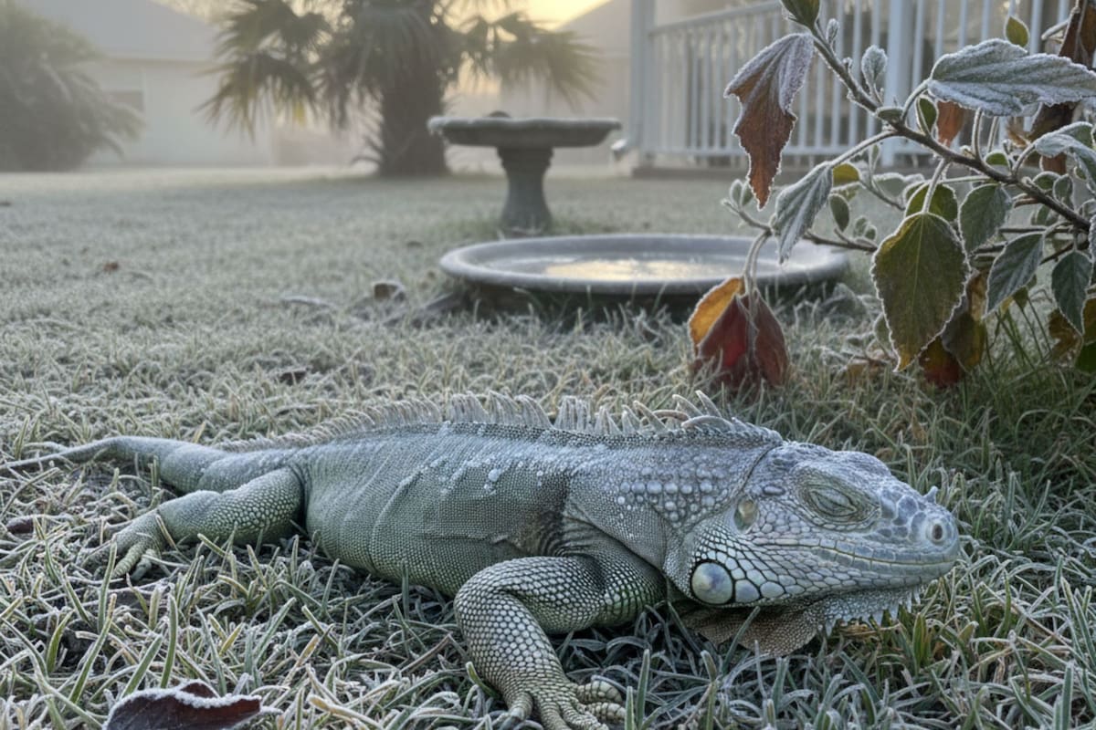 Cuando la temperatura del aire baja de los 50°F (10°C), su metabolismo se ralentiza drásticamente