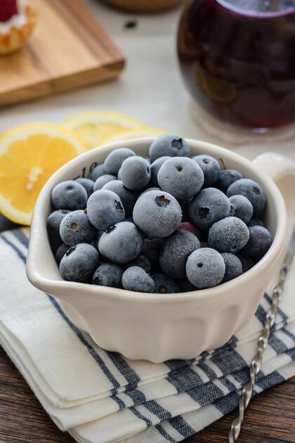Cuando las moras se congelan justo después de la cosecha, conservan sus propiedades