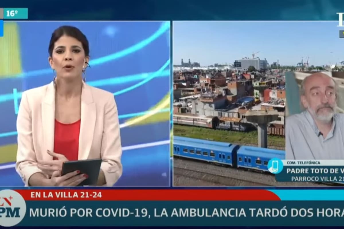 Cuando llamaron a la ambulancia "le dieron paracetamol y le dijeron que se haga vapor", relató el cura de la parroquia Caacupé, Lorenzo "Toto" De Vedia