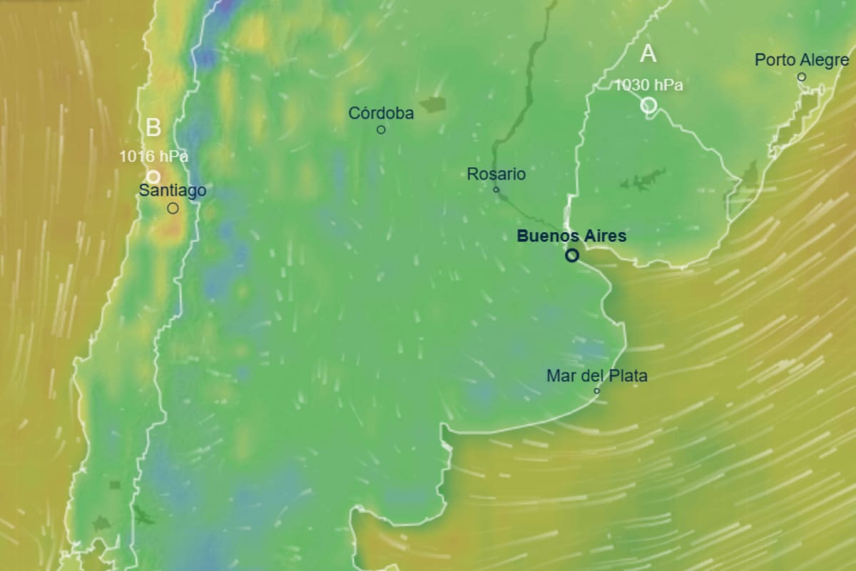 ¿Cuándo llega el frío polar a la Ciudad Autónoma de Buenos Aires?