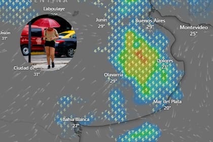 ¿Cuándo llega la lluvia a Buenos Aires en la segunda semana de diciembre?
