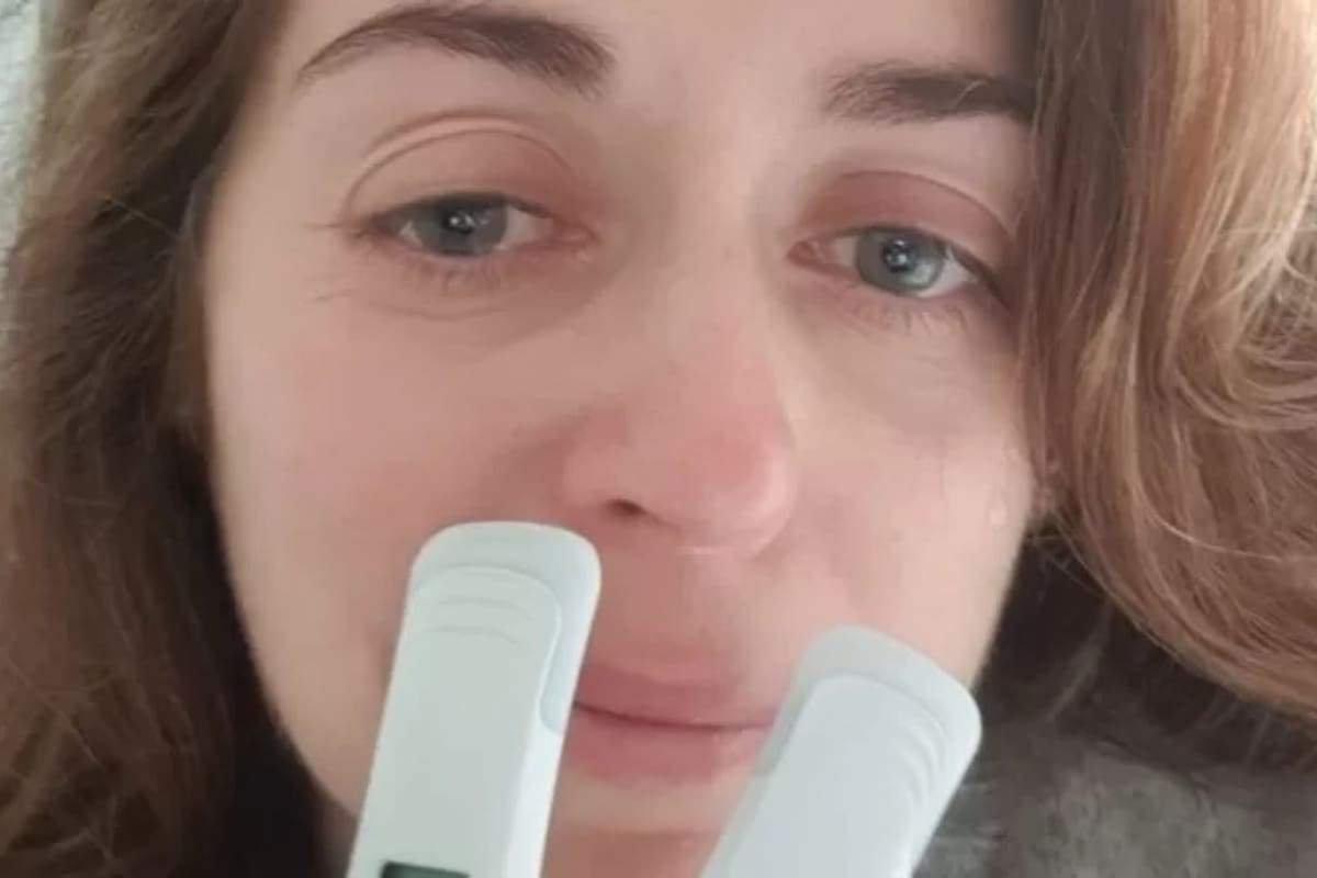 "Cuando me enteré que estaba embarazada me hice 3 tests. Estaba muy feliz. La depresión llegó luego", dice Cecilia García Prieto (Foto: BBC)