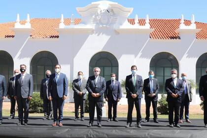 “Cuando quieren hacerme claudicar pienso en San Martín”, afirmó el Presidente