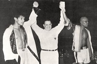 ¿En qué año Monzón noqueó a Benvenuti y se consagró campeón mundial por primera vez?