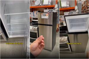 Cuántos sueldos necesitás en Estados Unidos para comprar una heladera (Foto: Captura de video)