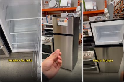 Cuántos sueldos necesitás en Estados Unidos para comprar una heladera (Foto: Captura de video)