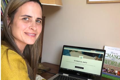María Solá Usandivaras perfecciona la plataforma que generó y seguirá.