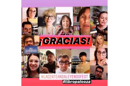 La maratón de lectura on line que organizó Maru Drozd, desde @lagenteandaleyendo, para aprovechar el tiempo libre de sus seguidores