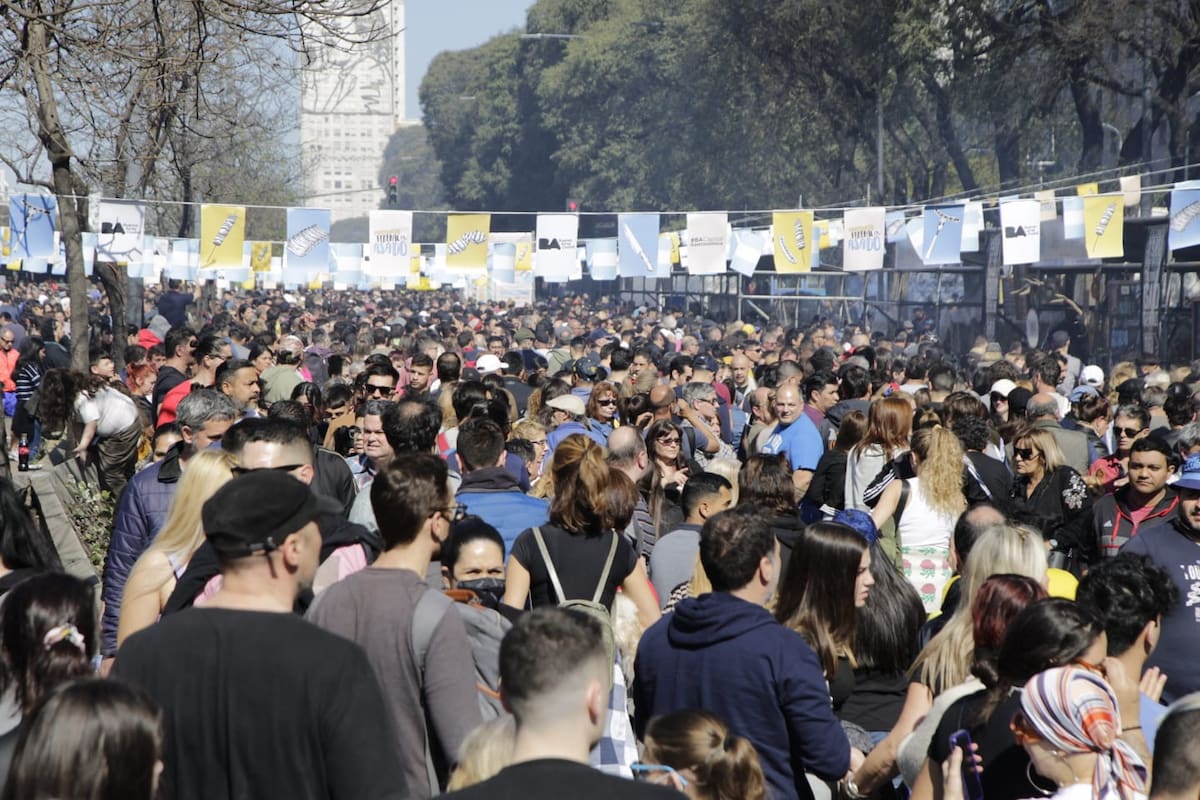 Cuarta edición del Campeonato Federal del Asado en la Avenida 9 de Julio
