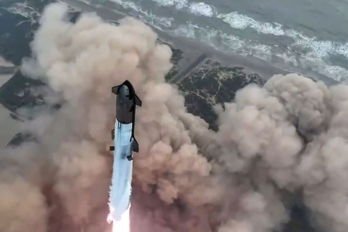 Cuarto lanzamiento de Starship.