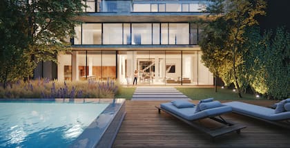 Cuatro casas del edificio cuentan con piscina propia y jardín; seis PH tendrán terraza y pileta privadas