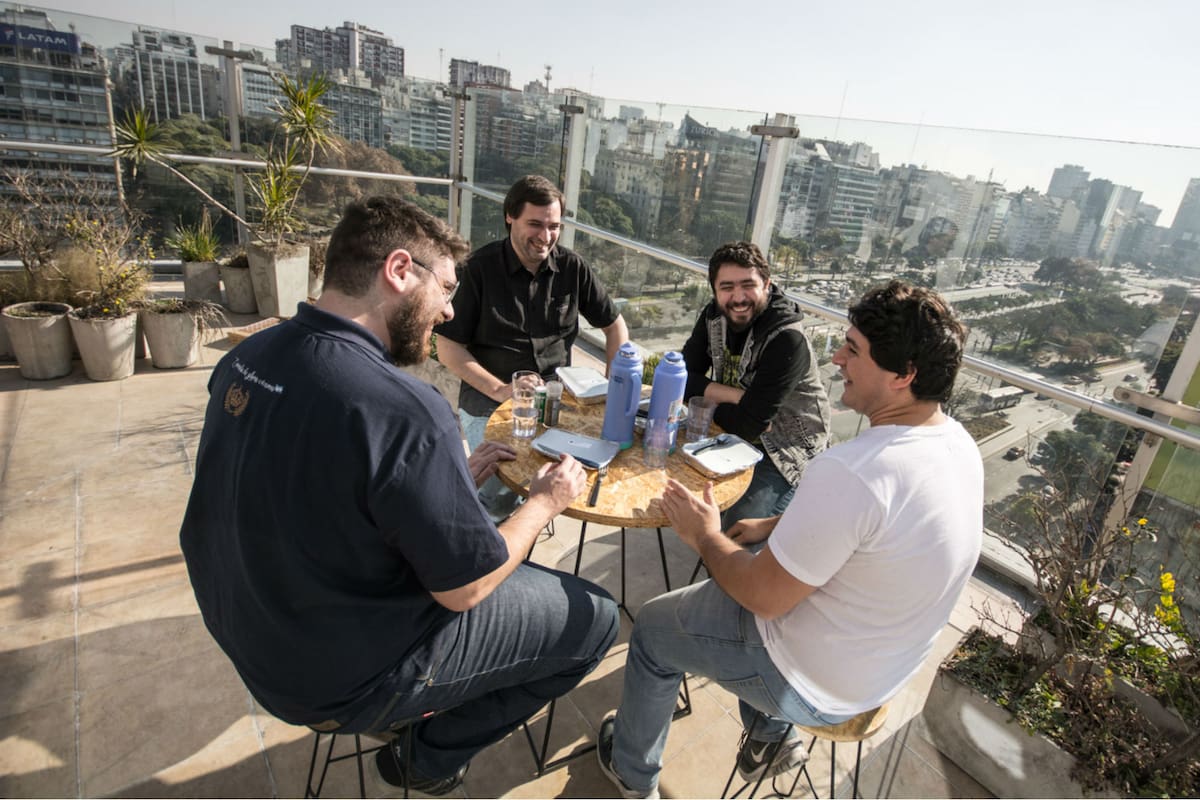 Cuatro de los siete socios de intive-FDV