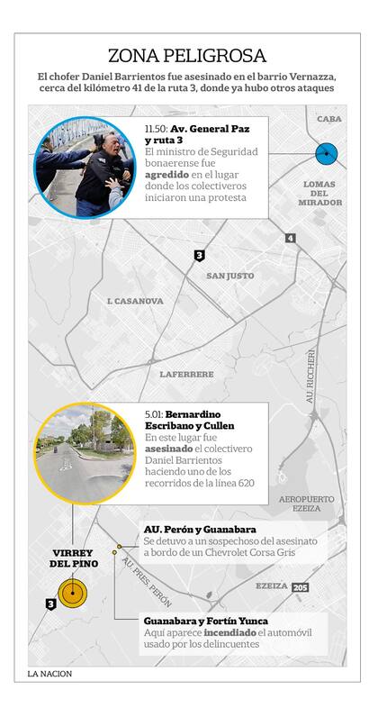 Cuatro escenarios clave del caso