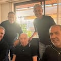 Cuatro campeones del mundo de 1986 se reunieron con Carlos Bilardo
