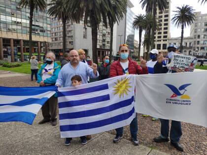Cubanos se manifestaron frente a Torre Ejecutiva