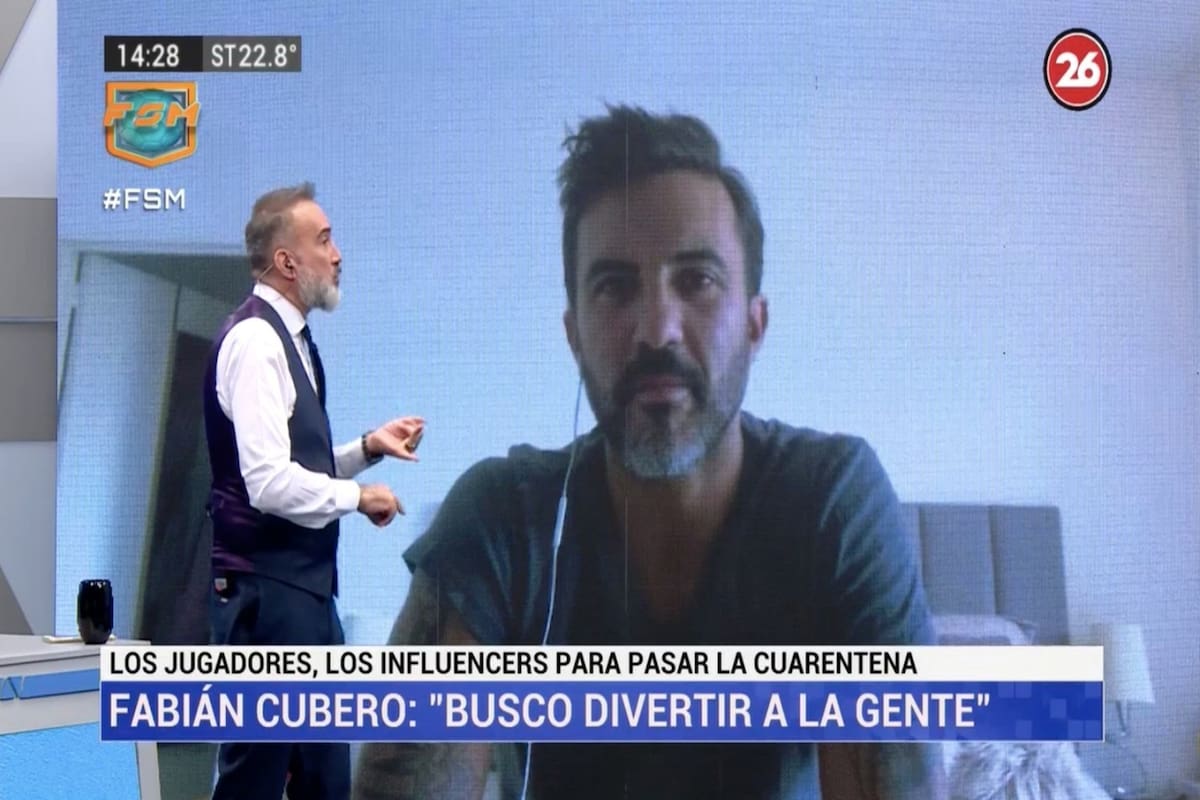 Cubero en Fútbol Sin Manchas
