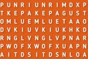 Cuentan los historiadores que la primera sopa de letras se creó en la década del sesenta