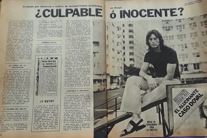 ¿Culpable o inocente?, una de las notas que reflejaban su situación en Brasil cuando llevaba desde Argentina productos para vender