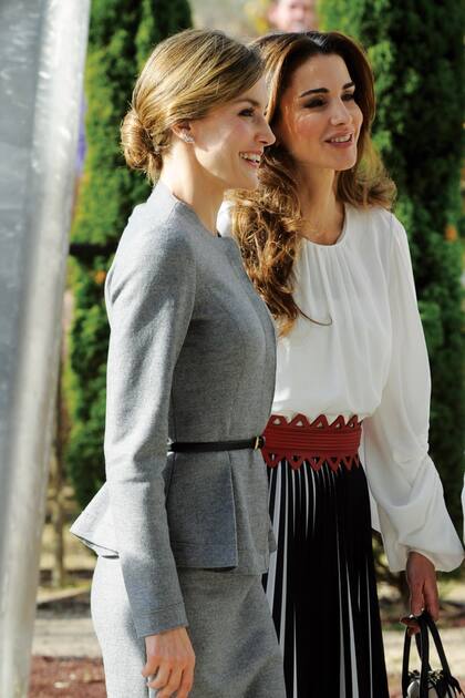 Cumbre de estilo con Rania de Jordania, en 2015.