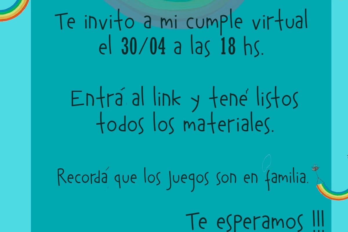 Cumpleaños infantiles por videollamada