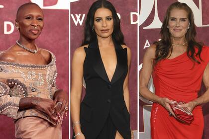Cynthia Erivo, Lea Michele y Brooke Shields, en la alfombra roja de los premios Tony