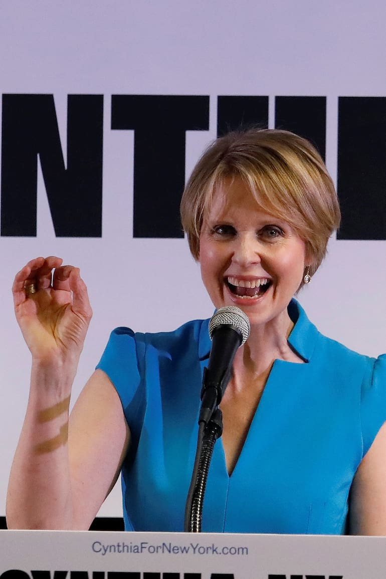 Cynthia Nixon se postula a gobernadora de Nueva York