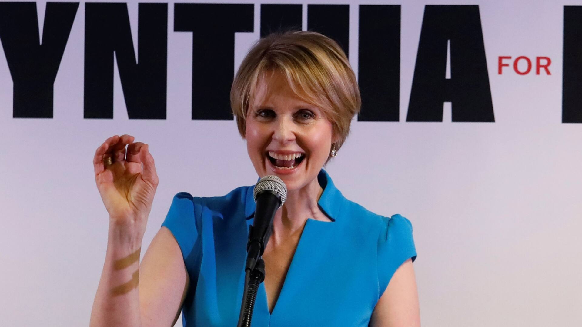 Cynthia Nixon se postula a gobernadora de Nueva York