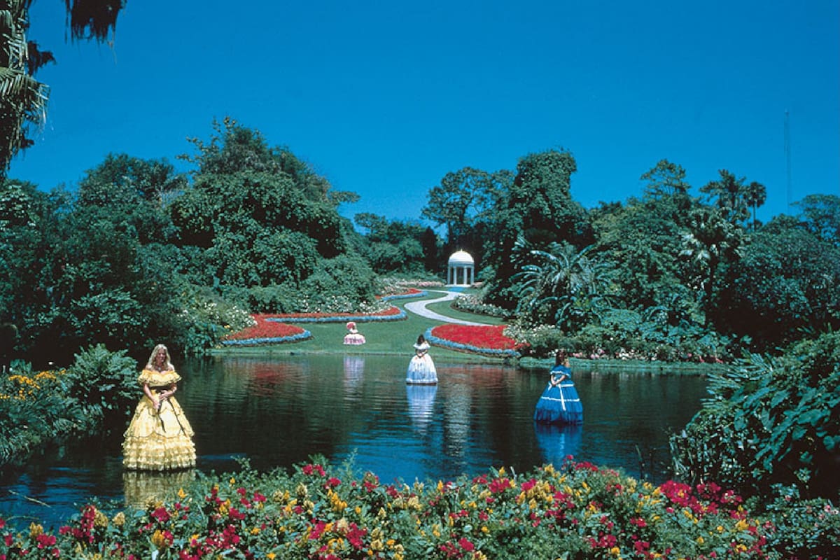 Cypress Gardens se fundó en la década de 1930 en Florida