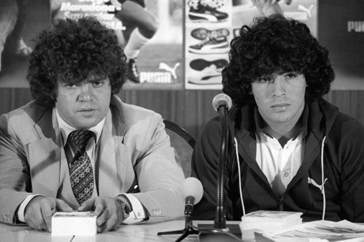 Cyterszpiler, el primer representante de Maradona