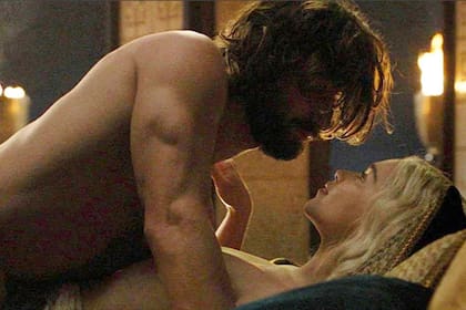 Daario y Daenerys, en una escena de alto voltaje de Game of Thrones