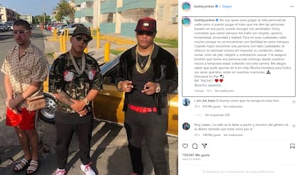 Daddy Yankee envió condolencias a la familia de Pacho El Antifekas a través de sus redes sociales