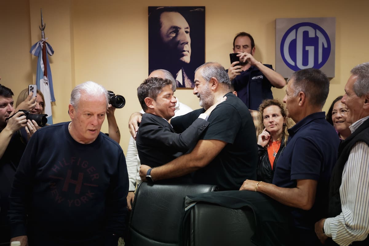 Daer, con Kicillof, en un encuentro en la CGT