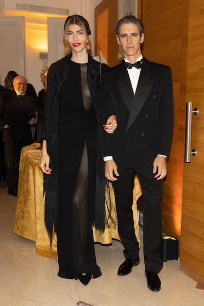 Dafne Cejas estuvo acompañada por su marido, Andrés Cigorraga Castex