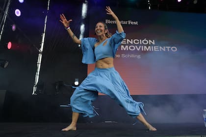 Dafne Schilling propuso conexión, libertad y emoción en una práctica que ya es mucho más que una clase