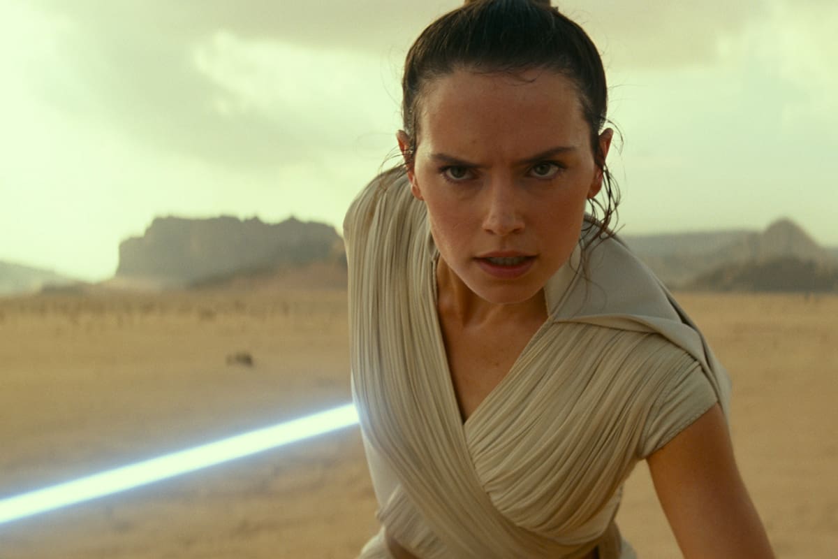 Daisy Ridley como Rey en El ascenso de Skywalker, el episodio IX de la saga creada por George Lucas