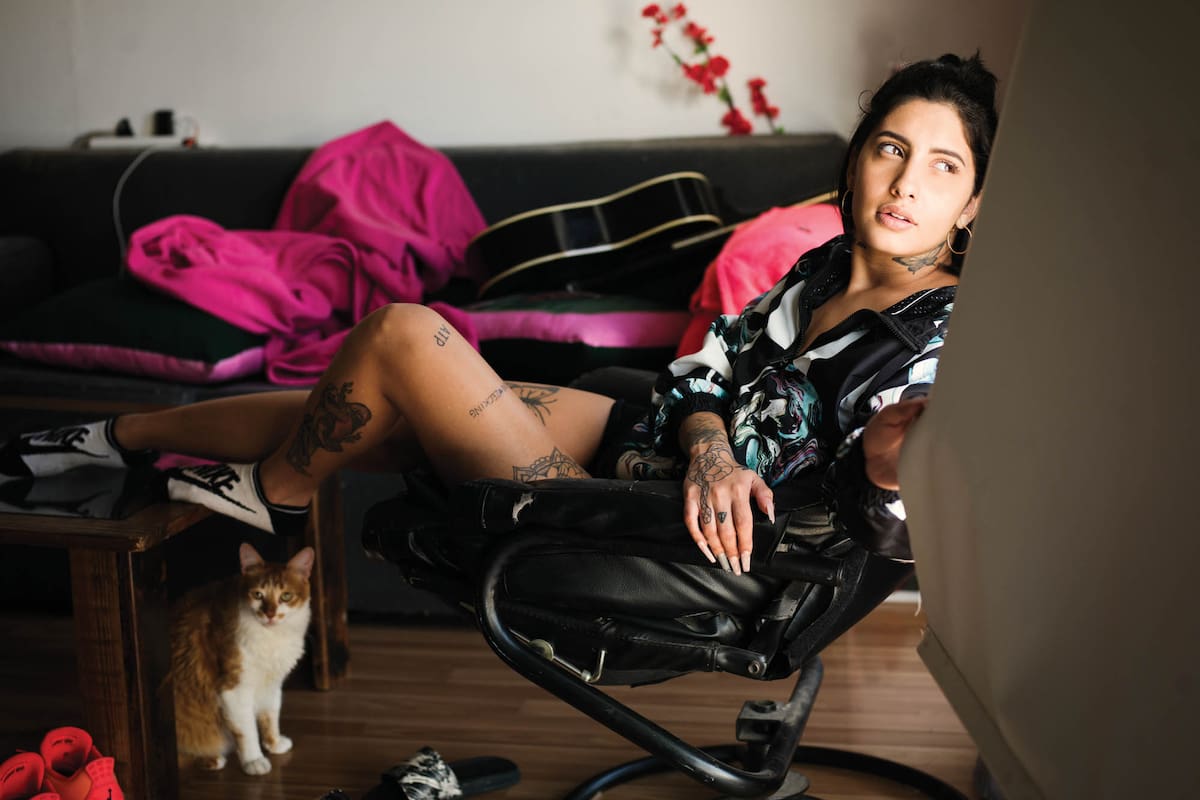 Dakillah en su casa de Florida durante la cuarentena