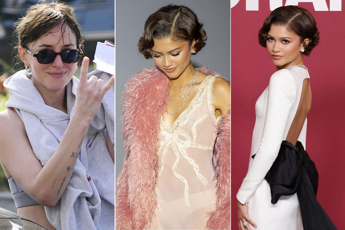 Dakota Johnson se tomó con humor el mal momento que vivió mientras que Zendaya lució dos looks bien distintos en un mismo evento