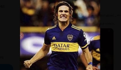 "Dale Venite Pela!", el posteo de Cristian Cavani, hermano del delantero uruguayo que hace tiempo es la obsesión de Juan Román Riquelme para Boca