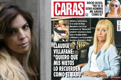 Dalma Maradona, furiosa con Caras por la tapa con Claudia Villafañe