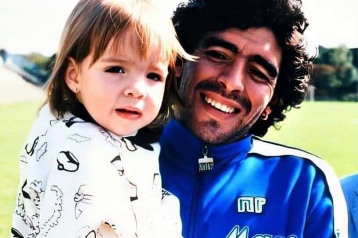 Dalma Maradona le dedicó un emotivo saludo a su papá Diego. Fuente: Instagram
