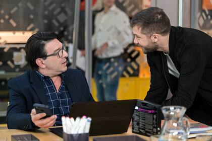 Damián De Santo y Nicolás Riera en una escena de El primero de nosotros
