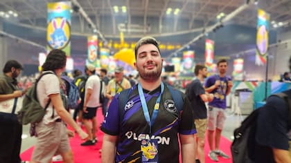 Damián Fernández Urroz en el Mundial de Pokémon 2023