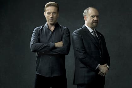 Damian Lewis Y Paul Giamatti en Billions