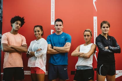 Damián Moretta, María Peralta, Guillermo Ruggeri, Florencia Borelli y Fiorella Chiappe