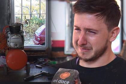 Damián Omar Chaguri es un mecánico cordobés al que lo desvalijaron; su historia conmovió a El Dipy que comenzó una campaña solidaria para que el joven salga adelante.