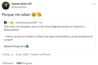Damián respondió de forma tajante ante la consulta de una seguidora