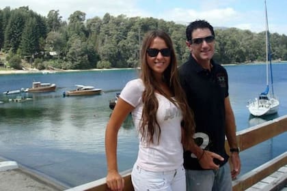Damián Stefanini y su esposa, Antonella