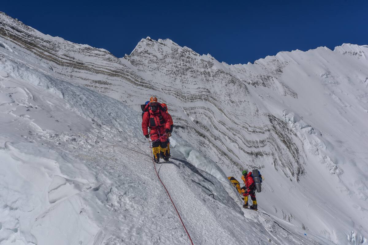 Damián y Willie Benegas en el Everest