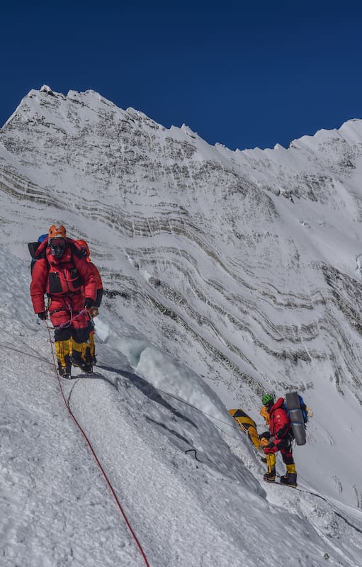 Damián y Willie Benegas en el Everest