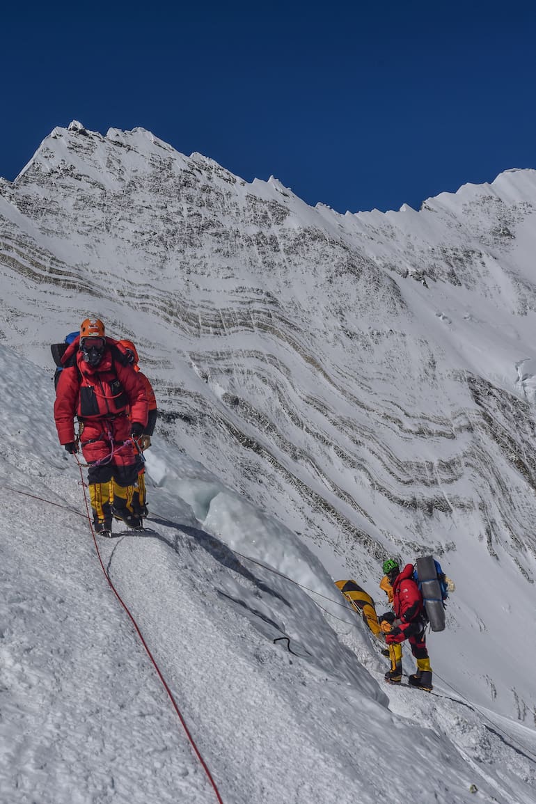 Damián y Willie Benegas en el Everest